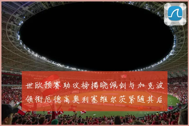 世欧预赛助攻榜揭晓佩剑与加克波领衔厄德高奥利塞维尔茨紧随其后