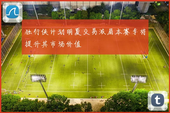 独行侠计划明夏交易浓眉本赛季将提升其市场价值
